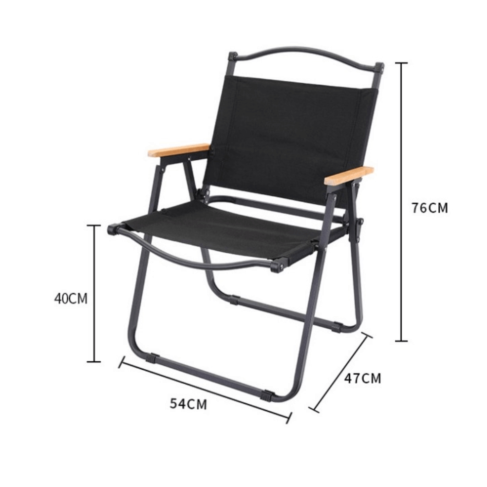 เก้าอี้สนาม THAI SUN SPORT รุ่น CP0017-BK สีดำ  ไซส์ XL